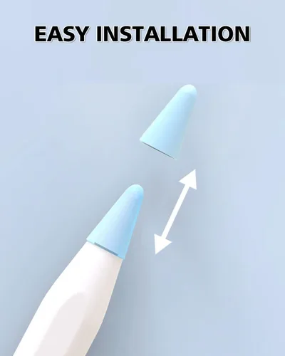 Miniatura 7 de Paquete de 60 fundas de punta para Apple Pencil de 2ª generación y 1ª generación, compatible con punta de lápiz Apple, cubierta antideslizante