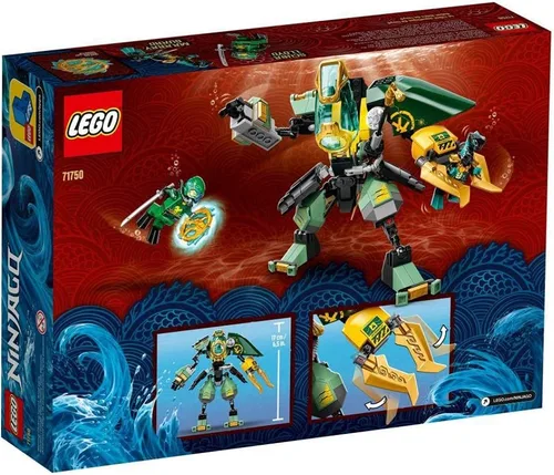 Miniatura 4 de LEGO NINJAGO Lloyd's Hydro Mech 71750 Kit de construcción, juego submarino con NINJAGO Lloyd y Mech; acción de juego de rol para niños y niñas a