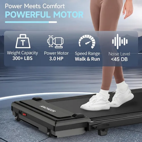 Miniatura 5 de FUNMILY Cinta de Correr Plegable con Almohadilla de Caminata Mejorada con Inclinación del 12%/15% y Barra de Manejo, Cintas de Correr Compactas