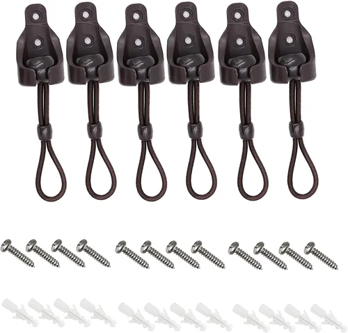 Miniatura 19 de Reemplazo universal de persianas enrollables para exteriores e interiores (5 tapas finales, beige)