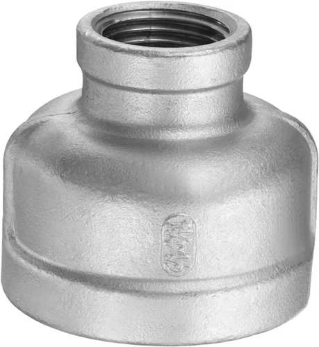 Miniatura 20 de HARFINGTON Acoplamiento Reductor 1-1/2" x 1" NPT Roscado Hembra 304 Acero Inoxidable Reductor Cónico Conexión de Tubería Fundida Adoptado para Tubo