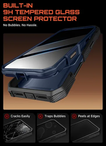 Miniatura 9 de SUPCASE Funda para iPhone 17 Pro Max (UBGrip Pro), [protector de pantalla de vidrio templado integrado y soporte] [cubierta de control de cámara]