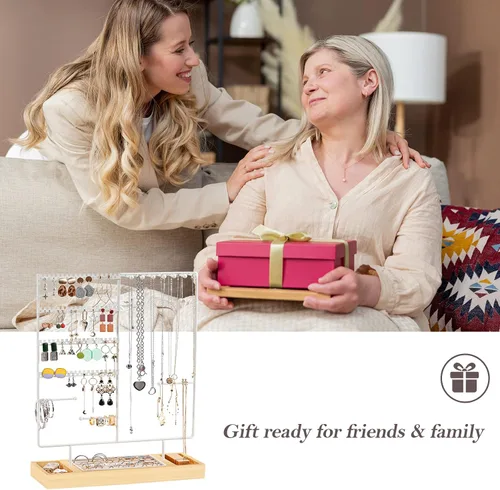 Miniatura 7 de ProCase - Soporte Organizador de Joyas con Soporte para Pendientes, Organizador de 6 Niveles con Forma de Árbol, Estante para Collares, Torre