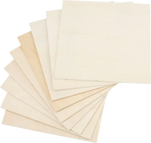 Miniatura 9 de NBEADS 100 piezas de madera sin terminar de 1.96 pulgadas con forma de anillos, adornos circulares, rebanadas de madera en blanco para pintura