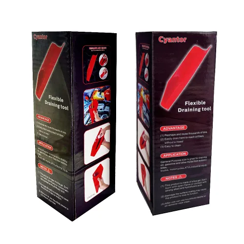 Miniatura 6 de Cyantor Embudo de herramienta de drenaje de aceite flexible, embudo de filtro de aceite reutilizable, sin derrames, herramienta de drenaje flexible