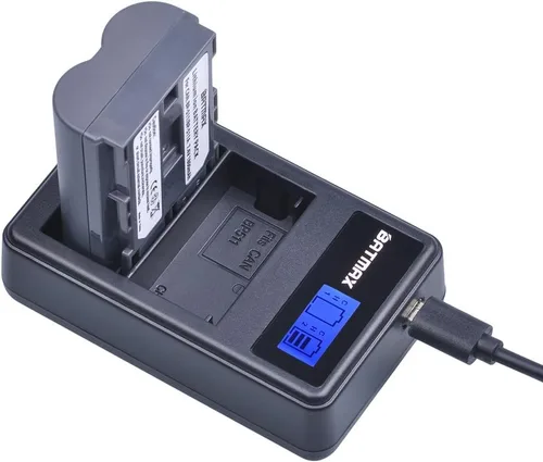 Miniatura 5 de Batmax Paquete de 2 baterías BP-511A BP-511 BP 511 511A + cargador USB dual LCD para Canon EOS 5D, 10D, 20D, 30D, 40D, 50D, Digital Rebel 1D, D60