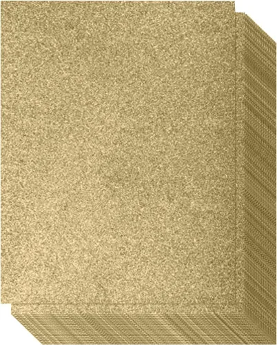 Miniatura 8 de Cartulina con purpurina – Autoadhesiva – Paquete de 20 – 8.5 x 11 pulgadas – Hojas brillantes de alta calidad para manualidades, proyectos de arte
