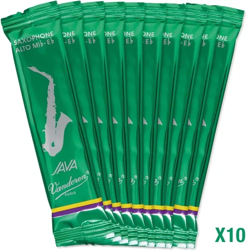 Miniatura 4 de Vandoren JAVA lengüetas para saxofón alto, resistencia 2, caja de 10