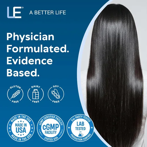Miniatura 5 de Life Enhancement Root Food - Suplemento optimizador para cabello y uñas para adelgazamiento del cabello - con colágeno VERISOL, biotina RGen
