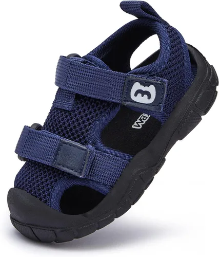 BMCiTYBM Sandalias de verano con punta cerrada para bebé, niño, niña, zapatos ligeros, antideslizantes, para primeros pasos, 6, 9, 12, 18, 24 meses