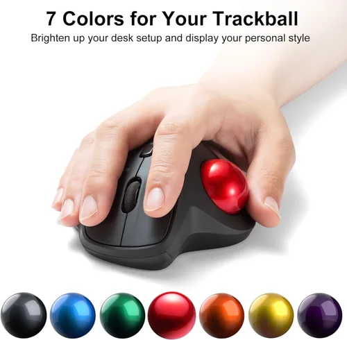 Miniatura 8 de SANWA Bola de seguimiento de 34mm/1.34pulgadas, Bola de repuesto para Logitech M575, M570, MX Ergo, Kensington TB450, TB550, Pro Fit Ergo y otros