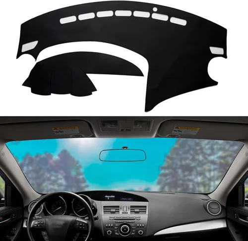 Miniatura 11 de Funda de cuero para salpicadero, protección solar compatible con Chevy Tahoe Suburban Denali Avalanche GMC Yukon/XL, Chevy Silverado Sierra 07-14