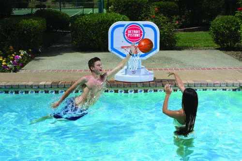 Miniatura 3 de Poolmaster 72908 Detroit Pistons NBA USA Juego de baloncesto junto a la piscina