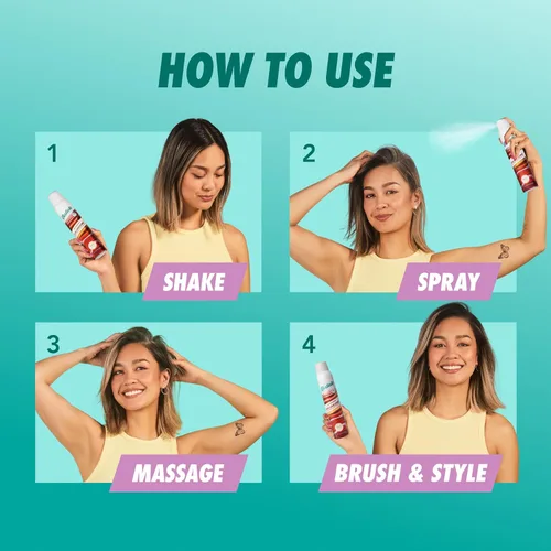 Miniatura 15 de Batiste Champú seco, voluminizador, refresca el cabello y absorbe el aceite entre lavados, champú sin agua para mayor textura y cuerpo del cabello