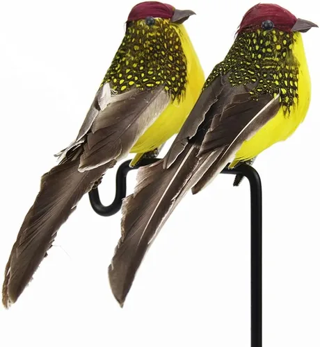 Miniatura 4 de Pájaro de espuma artificial, mini plumas de simulación, adornos para manualidades, hogar, jardín, decoración de boda, accesorios de fiesta