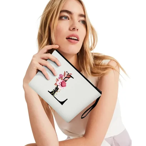 Miniatura 6 de Vavabox A-Z Bolsa de Maquillaje Personalizada, Regalos de Cumpleaños para Mujeres y Mamá, Regalos para la Mejor Amiga, Bolsa de Cosméticos