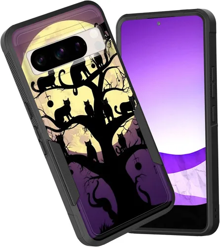 Miniatura 69 de Funda para Pixel 6A, funda híbrida de doble capa resistente a prueba de golpes de policarbonato duro de silicona suave TPU para Google Pixel 6A