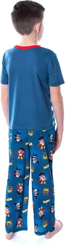 Miniatura 2 de Komar Kids Ryans World Boys Wow Ryan and Combo Panda Shirt Pants and Shorts 3 Piece Pajama Set