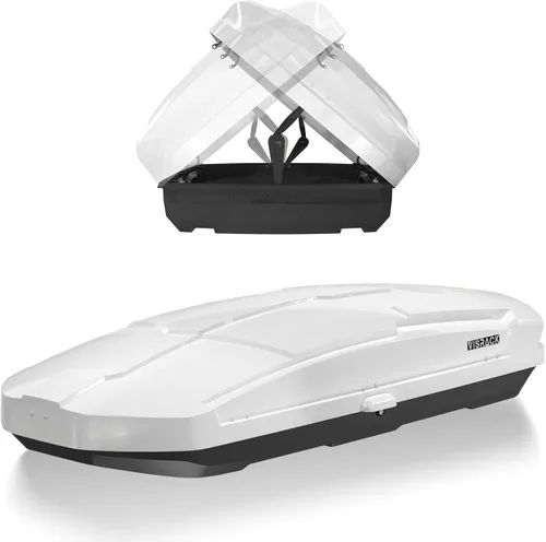 Miniatura 14 de Cajas de Carga para Techo Grandes Portadores de Carcasa Dura Portaequipajes para Techo con Cerradura de Llave 56" L x 30" A x 13.7" Al, 13 Pies
