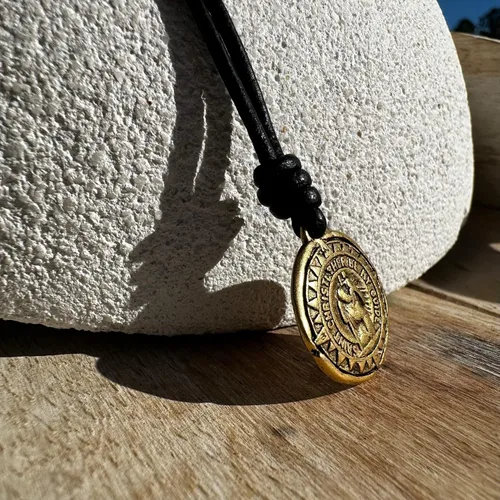 Miniatura 2 de Gold St Christopher Necklace - Mens Saint Pendant Travelers, Gift Religious Jewelry, Protection Medal, Men Silver Medallion, Women Gift to Husband