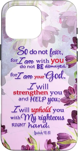 Miniatura 19 de So Do Not Fear for I 'm with You Isaías 41:10 - Funda cristiana para iPhone 17