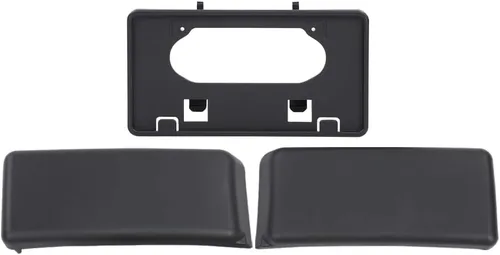 PIT66 Almohadillas de protección para parachoques delantero y soporte de marco para matrícula compatible con Ford F150 2009-2014 9L3Z17E810B,