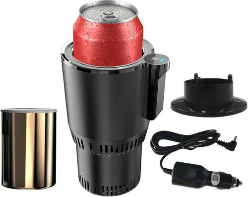 Miniatura 8 de Calentador inteligente para automóvil y tazas frías Portavasos para automóvil Tazas de calentamiento térmico rápido Tazas de enfriamiento rápido