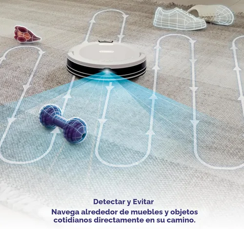 Miniatura 6 de Aspiradora robot Shark Navigator con base autovaciante sin bolsa de 30 días de capacidad, potente succión, navegación SmartPath, cepillo