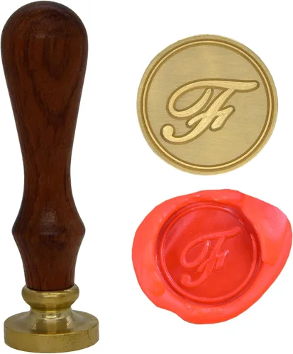 Miniatura 16 de Wax Seal Stamp Letter A-Z, Alphabet Initial Sealing Stamp for Christmas & Thanksgiving Cards, Wedding Invitation W-S-2 (Letter A)