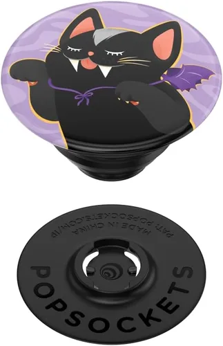 Miniatura 4 de Agarre para teléfono de PopSockets con soporte expansible, agarre adhesivo, PopSocket de Halloween - Colmillo Colmillo Tástico