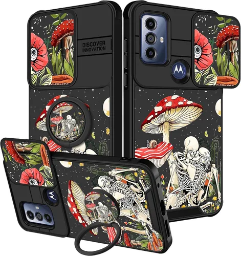 Miniatura 69 de Funermei Funda para Moto G Play 4G 2024 – Funda para teléfono para mujeres y niñas, diseño único de gato y libros, diseño único con funda