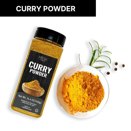 Miniatura 4 de Fresh Finest Curry en polvo - 410 g (14.46 oz) - Mezcla auténtica de especias, perfecta para aventuras culinarias, envasada de forma segura