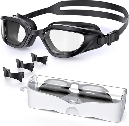 Miniatura 26 de Gafas de Natación, Gafas de Natación Unisex para Adultos Anti Niebla Anti UV Sin Fugas Visión Amplia para Hombres Mujeres Jóvenes