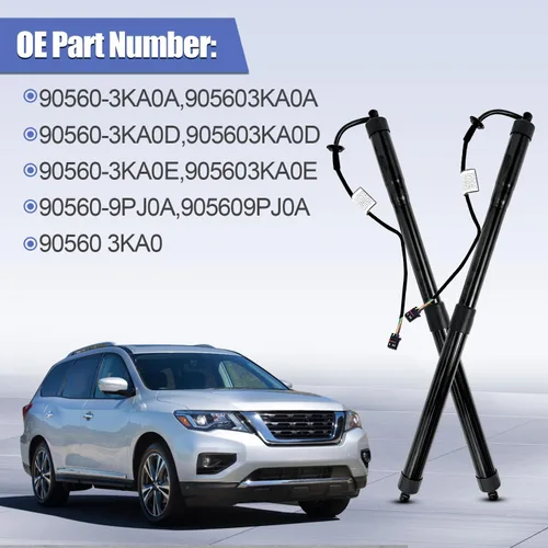Miniatura 3 de 90560-3KA0A 90560-9PJ0A Soporte de elevación eléctrico trasero izquierdo y derecho compatible con Nissan Pathfinder Sport 2017 2018 2019 3.5L