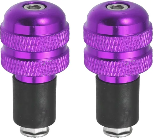 Miniatura 8 de X AUTOHAUX 1 par 7/8 "0.866 in motocicleta manillar extremo agarres barra extremos tapón tapón para motocicleta Negro