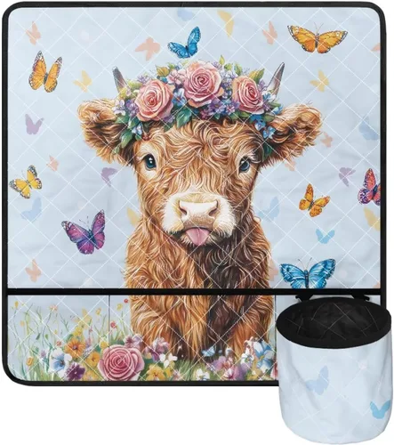 Miniatura 35 de Tapetes para máquina de coser de girasol y colibrí para mesa con bolsillos, para máquinas de coser de Acción de Gracias, alfombrillas para reducir