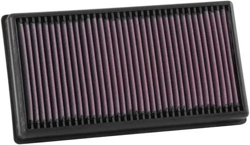Miniatura 3 de K&N Filtro de aire de motor de por vida original de alto flujo: Aumento de potencia: Premium, Lavable: Compatible con Volkswagen 2017-2026: Atlas