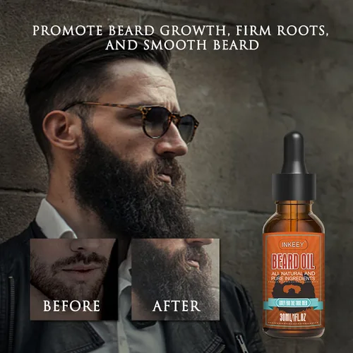 Miniatura 3 de Aceite para barba para hombre, acondicionador e hidratación clásico para el crecimiento y mejor barba, juego de regalos de cumpleaños, San Valentín