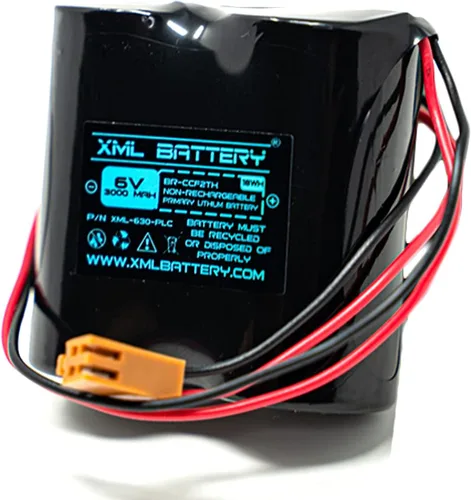 Miniatura 6 de Paquete de 2 XML Battery 6v 3000mah BR-CCF2TH 6V GE Fanuc A06 Series A06B-0073-K001 A06B0073K001