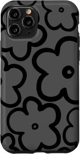 Miniatura 29 de Cute Flower Pattern Wildflower Charcoal Grey Black Floral Case for iPhone 17