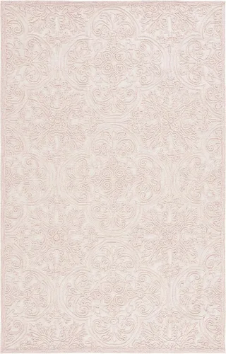 Miniatura 25 de SAFAVIEH Trace Collection - Alfombra decorativa de 2 x 3 pies, color marfil, lana hecha a mano, ideal para zonas de alto tráfico en entrada, sala