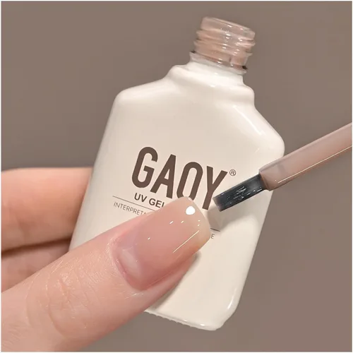 Miniatura 58 de GAOY - Esmalte de uñas de gel marrón, 16ml de esmalte de gel para quitar por remojo, curado con luz UV para arte de uñas, manicura DIY en casa, 2088