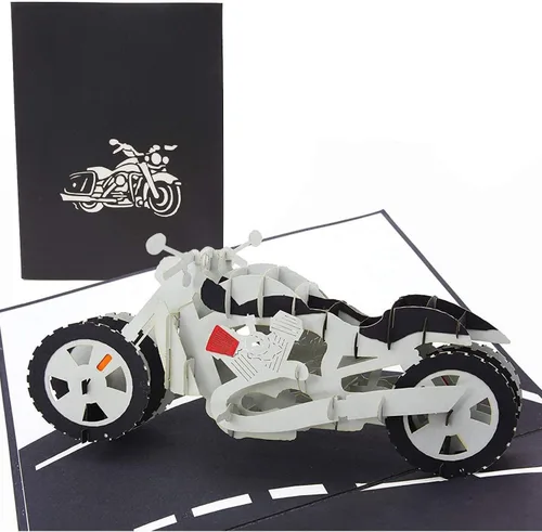 Miniatura 13 de PopLife Tarjeta desplegable 3D de ATV Quad Bike – Cumpleaños, Día del Padre, graduación, aniversario, jubilación, felicitaciones – Tarjeta
