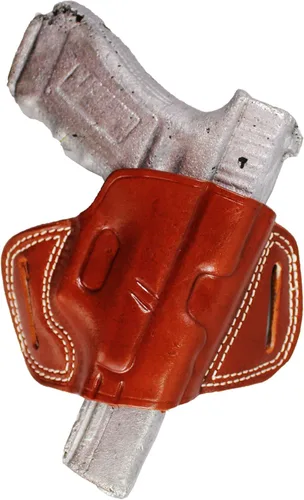 Miniatura 19 de YT HOBBY Funda para pistola de cuero hecha a mano con deslizamiento rápido en la cintura OWB Marrón - mano derecha