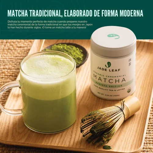 Miniatura 4 de Jade Leaf Matcha - Juego de inicio tradicional - El juego de regalo japonés Matcha incluye: batidor de bambú (Chasen), pala (Chashaku), tamiz