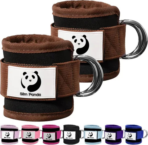 Miniatura 13 de Slim Panda Correa de tobillo para máquina de cable, tobillo para patadas, abductores de cadera, entrenamientos de glúteos, extensiones de piernas