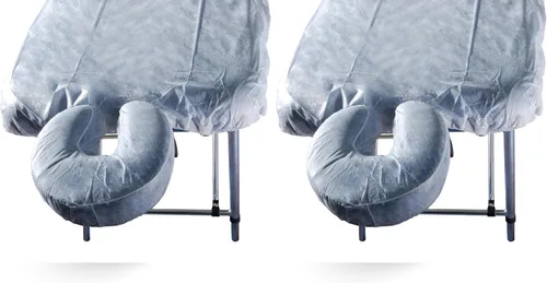 Miniatura 7 de Master Massage Funda para reposacabezas suave y desechable para mesa de masaje, cojín facial, 50
