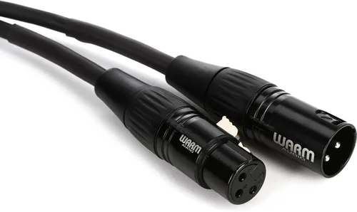 Miniatura 2 de Warm Audio Cable de micrófono XLR hembra a XLR macho de la serie Pro, 3 pies, negro/plateado