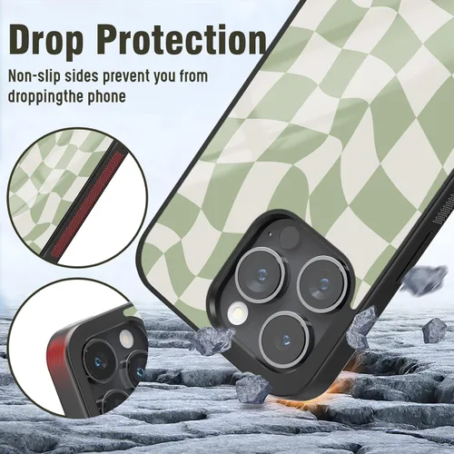 Miniatura 4 de Fundas de teléfono divertidas para niñas con diseño de tablero de ajedrez para iPhone 8 11 12 13 14 15 16 17 Pro Max Plus Mini Xr Xs SE para Samsung