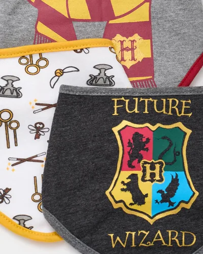 Miniatura 4 de Harry Potter Baberos bandana unisex para bebés, paquete de tres unidades, regalo para niñas y niños